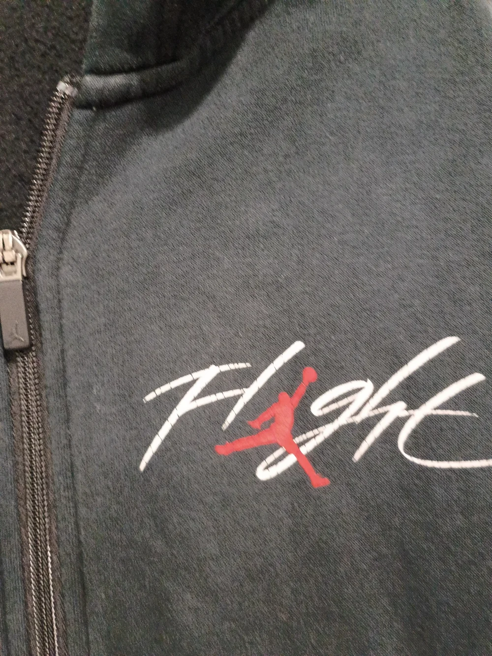 Jordan Flight Black Zip-Up Hoodie